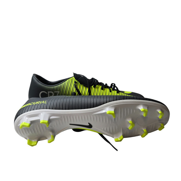 Nike Mercurial Victory VI CR7 FG Soccer Black/Green 852528-376 Men's Cleats 13 - Picture 6 of 7